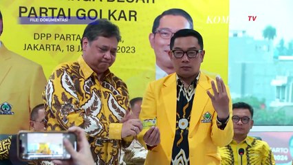 Ketum Golkar Airlangga Tegaskan Posisi Ridwan Kamil di 2024