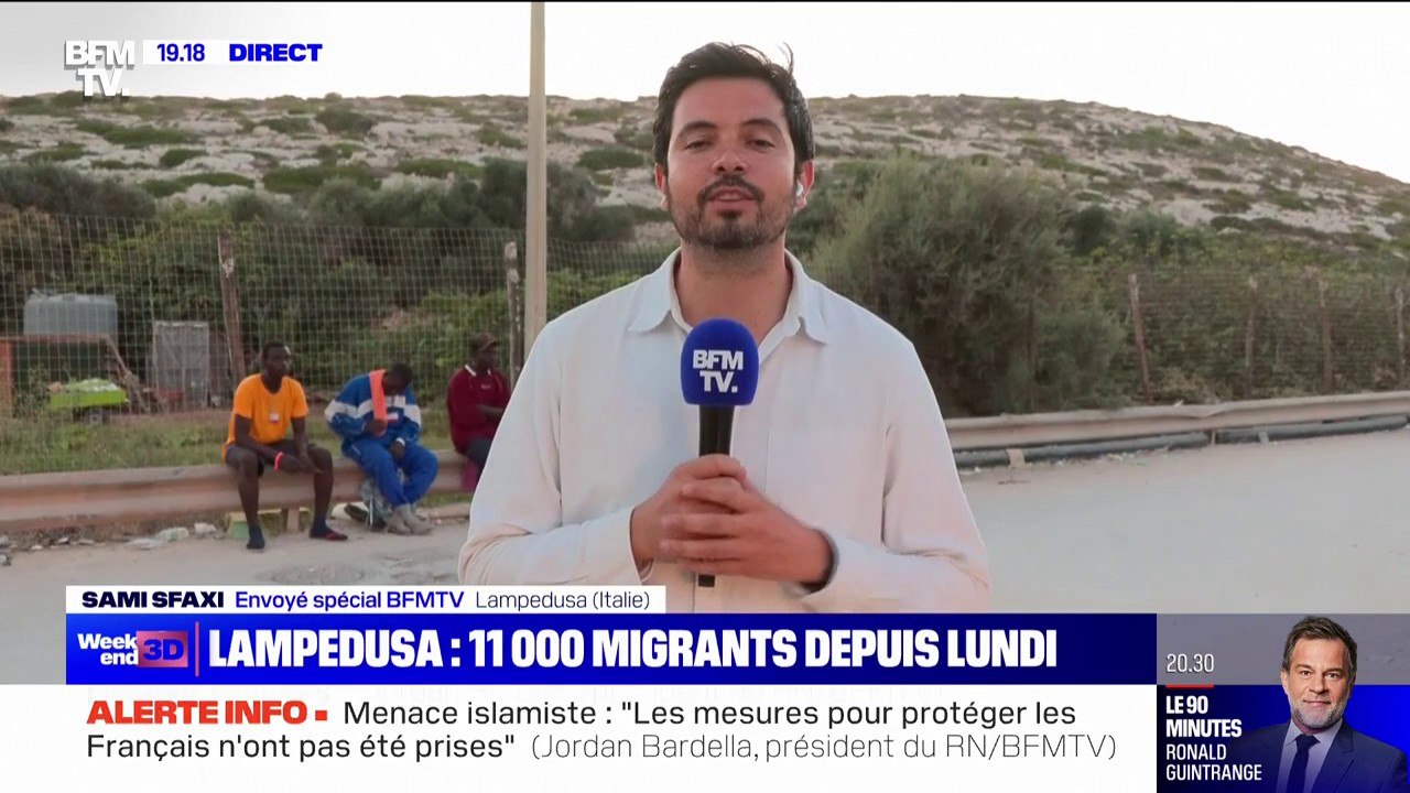 Lampedusa: 3600 migrants sont toujours au centre d'hébergement de l'île
