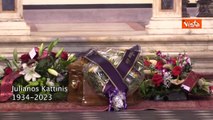 I funerali di Julianos Kattinis presso la Chiesa degli Artisti a Roma