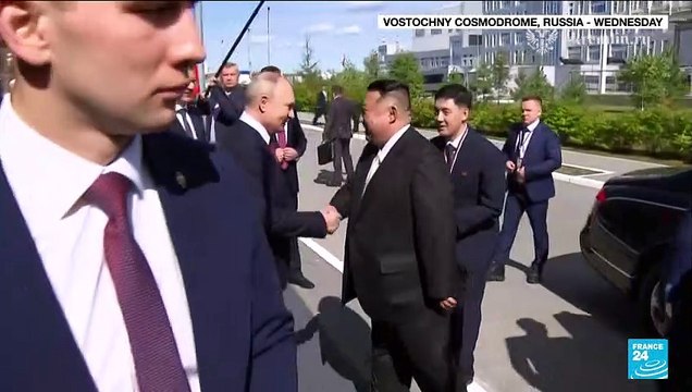 Kim Jong Un visits military aviation plant in Russia's far east