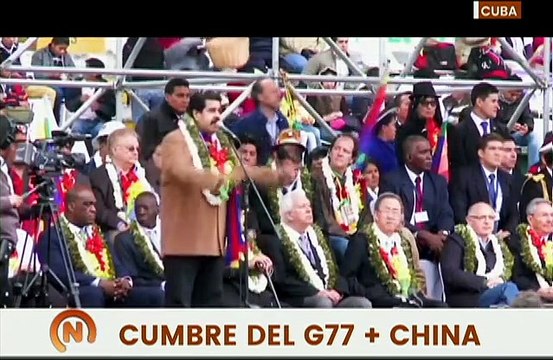 Pdte. de Cuba Miguel Díaz-Canel recibe a homólogos para participar en la Cumbre del G77 y China