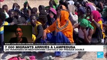 7000 migrants en 48h à Lampedusa : 
