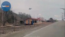 Vídeo impressionante mostra dezenas de helicópteros russos no primeiro dia da invasão da Ucrânia