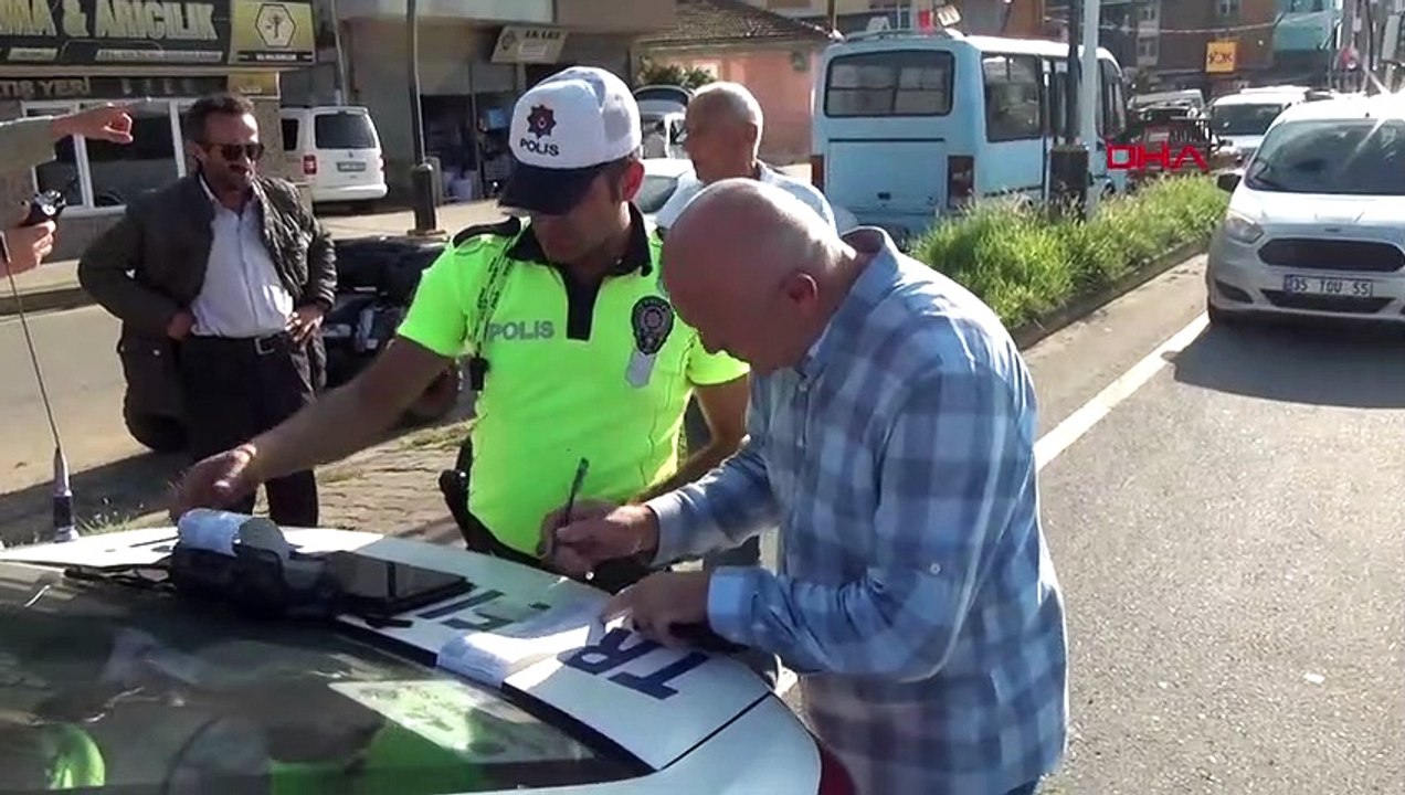 Rize'de Drone ile Kırmızı Işık Denetimi: 951 Lira Cezai İşlem Uygulandı