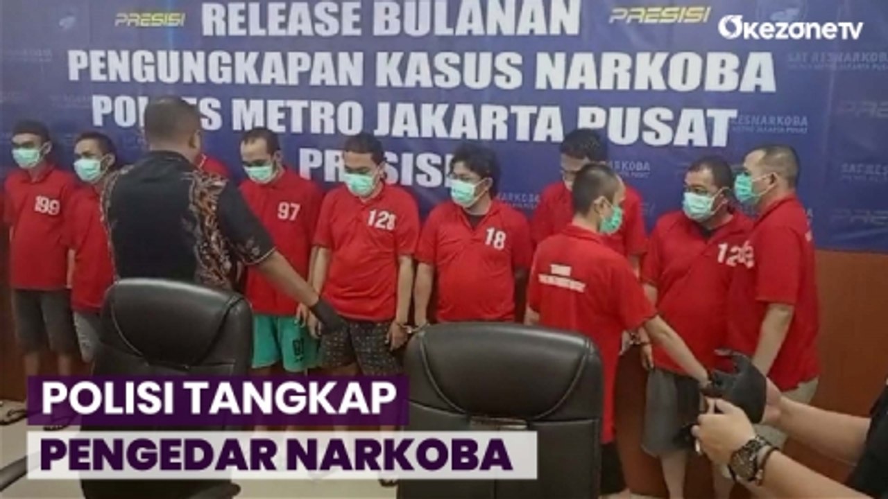 Dalam Kurun Waktu Sebulan, 87 Pengedar Narkoba Ditangkap Polres Metro Jakpus