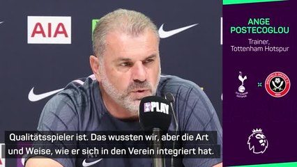 Postecoglou "erfreut" über Maddisons Spurs-Start