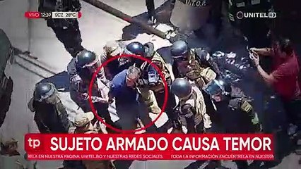 Capturan al hombre que disparó e hirió a un vecino y dos policías en Cochabamba
