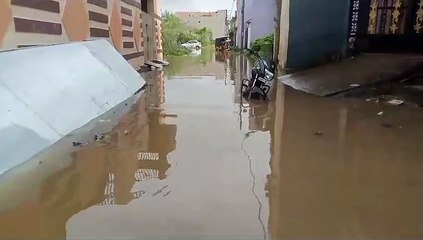 भादो में जमकर बरसे बादल, रातभर हुई बारिश से कई क्षेत्र हुए जलमग्न, आवागमन हुआ ठप