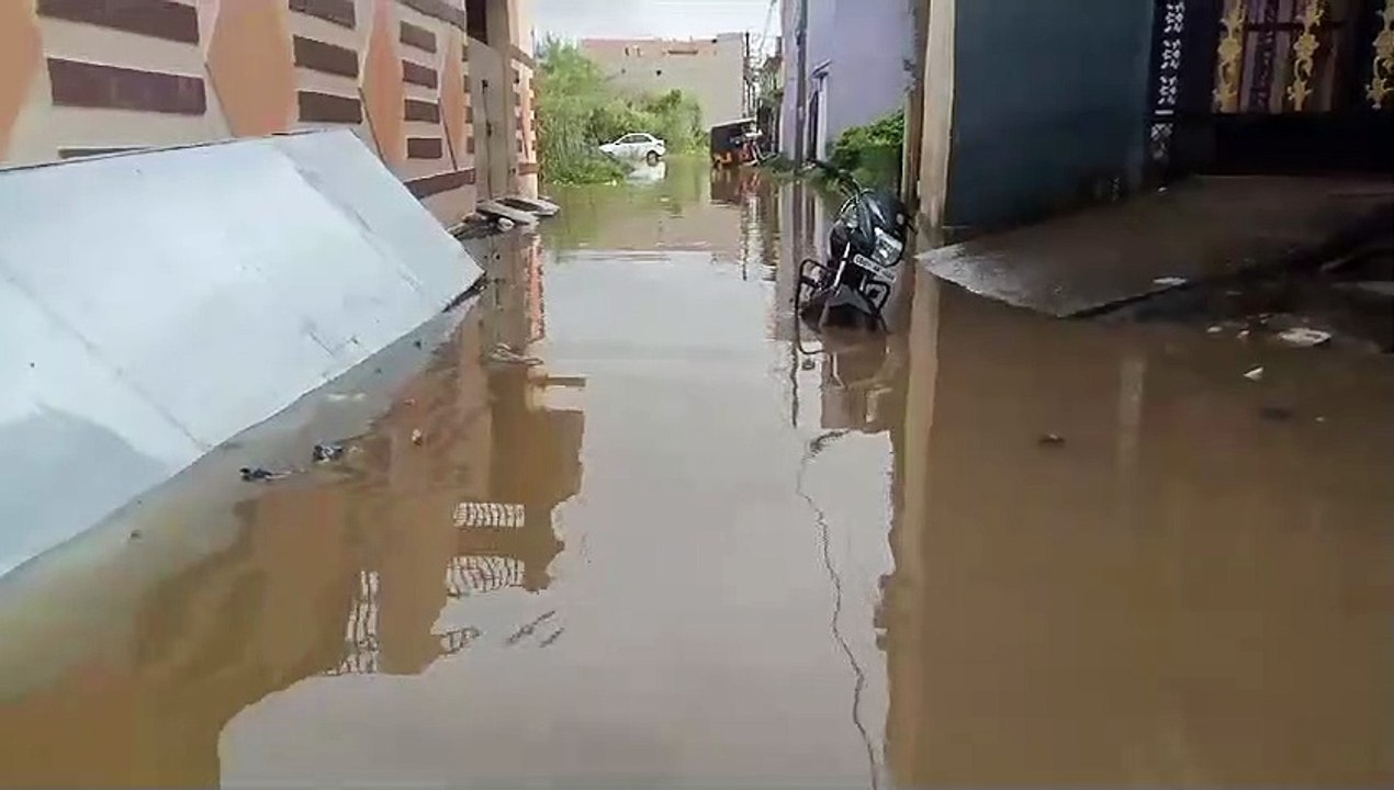 भादो में जमकर बरसे बादल, रातभर हुई बारिश से कई...