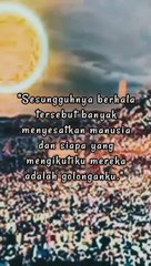 Rasulullah menangis demi umatnya