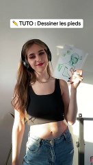 ✏️ TUTO : Dessiner les pieds