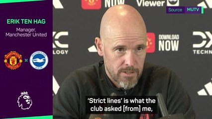 There was not a 'good culture' before I arrived - Ten Hag