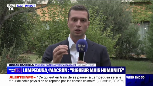 Jordan Bardella (RN): Emmanuel Macron est le président qui a battu tous les records d'immigration