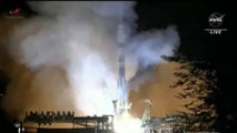 Rusia lanza la nave Soyuz MS-24 con tres tripulantes a bordo rumbo a la EEI