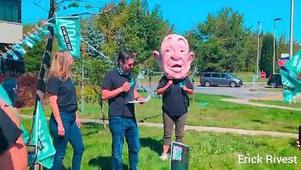 Manifestation du CISSSME (Le Courrier du Sud - Erick Rivest)