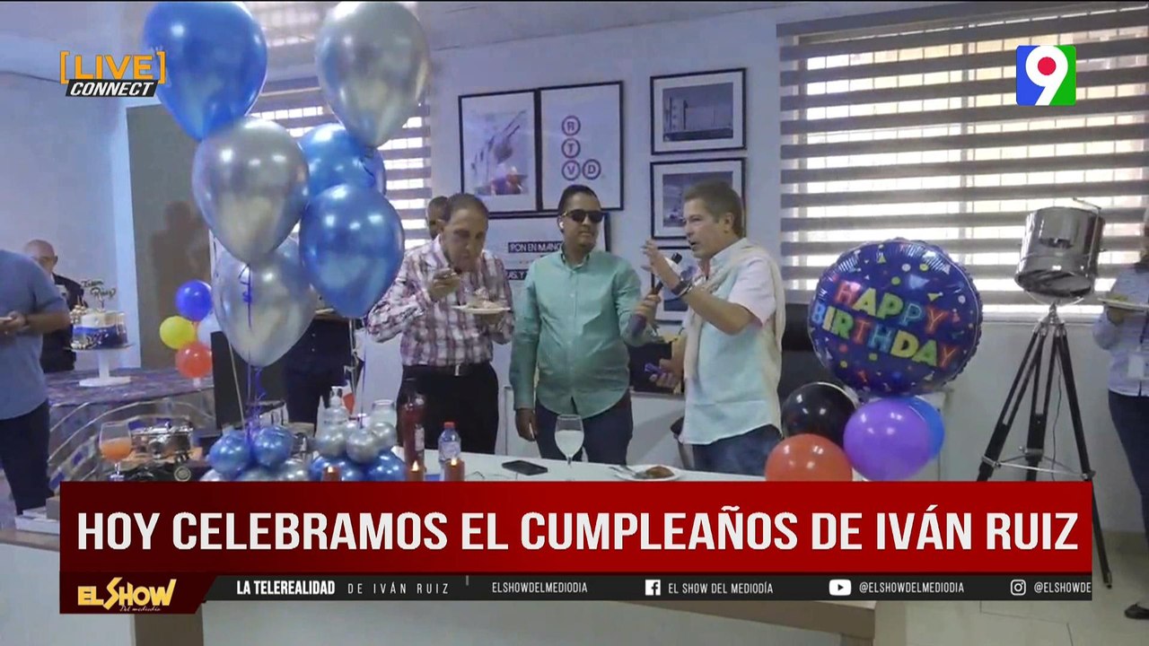 Celebración Cumpleaños de Iván Ruiz | El Show del Mediodía