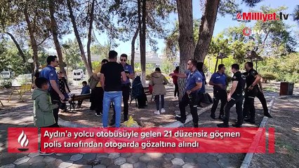 21 düzensiz göçmen otogarda yakalandı! Söyledikleri polisleri bile şoke etti