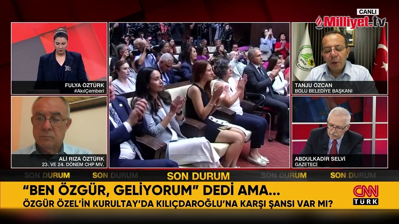 Tanju Özcan'dan CNN TÜRK'te Özgür Özel açıklaması: Güzel bir başlangıç yapmış