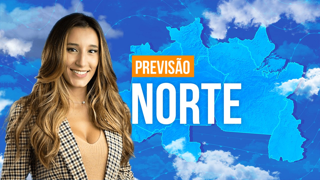 Previsão Norte - Chuva moderada no AC, PA, RR e AM