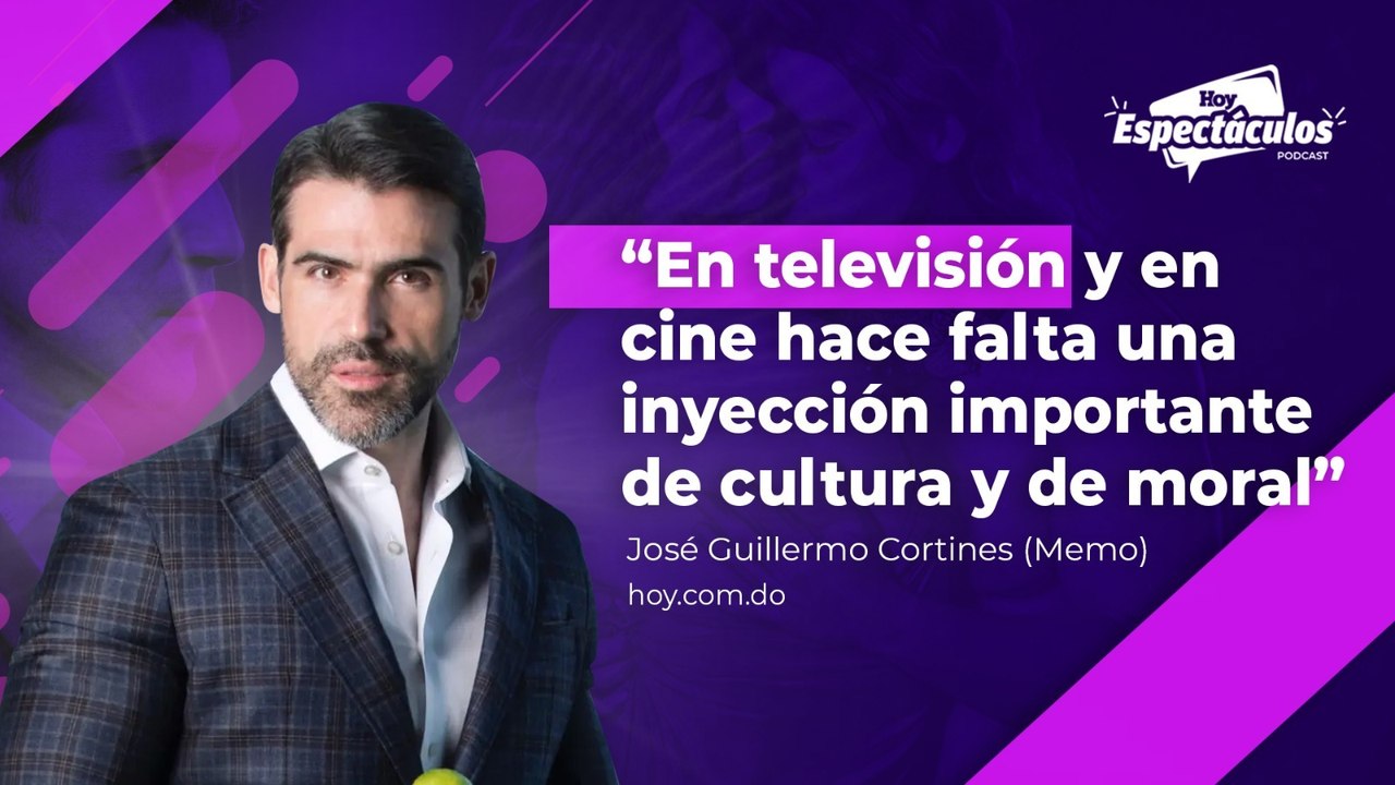 “En televisión y en cine hace falta una inyección importante de cultura y de moral”