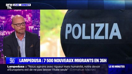 Lampedusa: "Indépendamment de Giorgia Meloni, pour les Italiens, l'Europe a oublié l'Italie depuis au moins 10 ans", affirme Matteo Ghisalberti (correspondant pour le quotidien italien "La Verità")