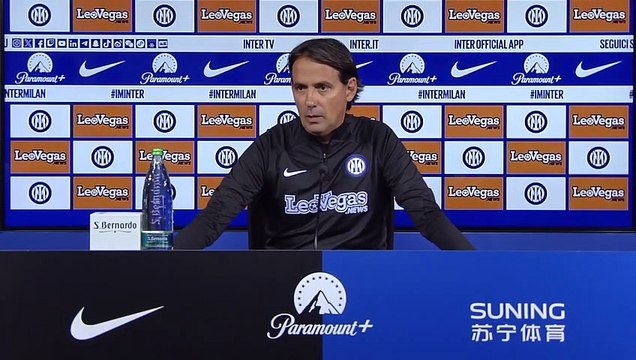 FOOTBALL: Serie A: Inter Milan news conference (Inzaghi)