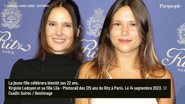 PHOTOS Virginie Ledoyen, sa discrète fille Lila se dévoile... Elle lui ressemble comme deux gouttes d'eau !