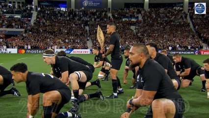 New Zealand's incredible Haka lays down the challenge to Namibia | Rugby World Cup 2023