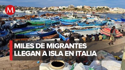 ONU insta a reubicar miles de migrantes en Lampedusa debido a recursos limitados