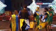 Andria: musica e luminarie in piazza annunciano l'inizio della Festa Patronale - video