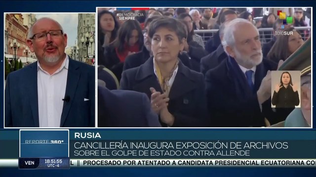 Cancillería rusa inaugura exposición de archivos sobre el golpe de Estado contra Salvador Allende