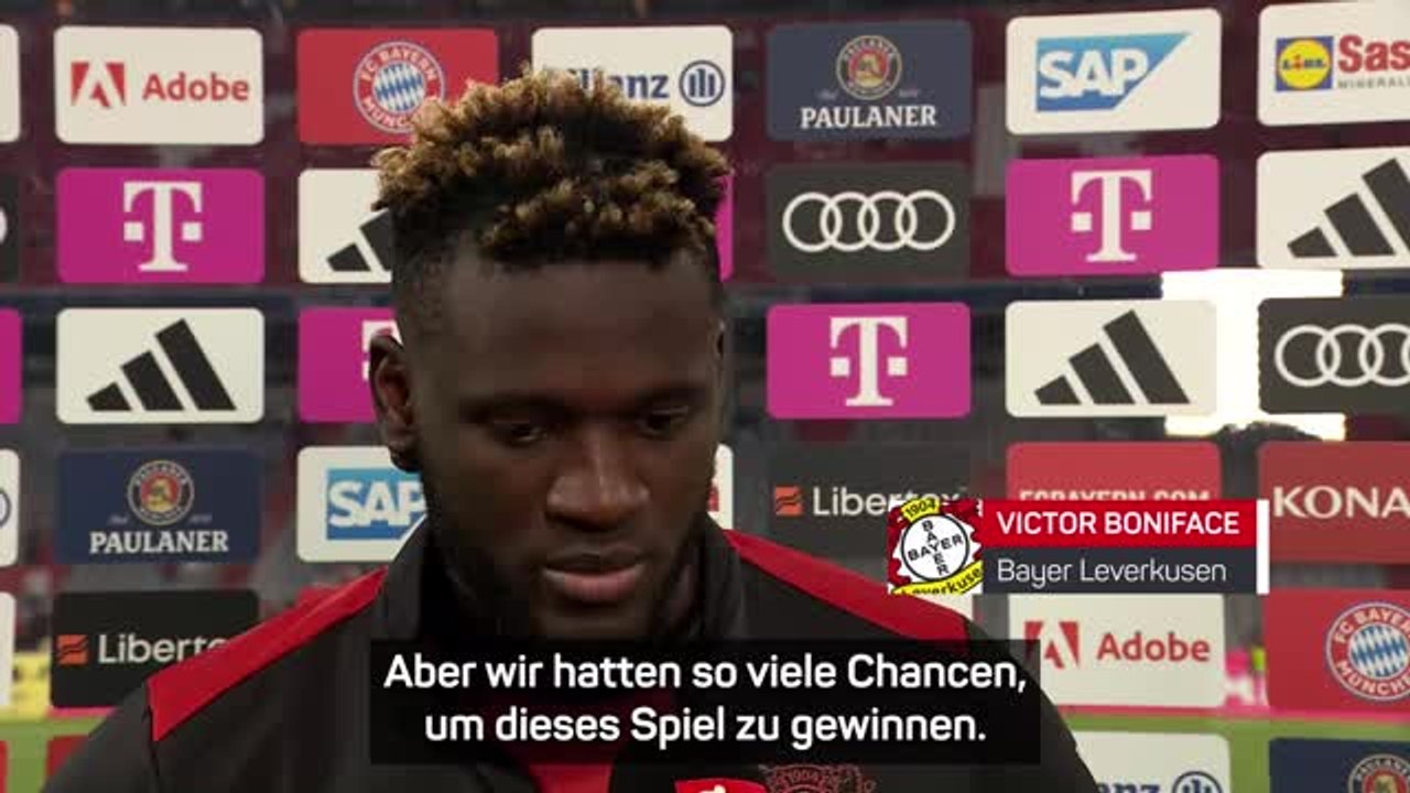 Boniface: 'Stolz darauf, wie wir gespielt haben'