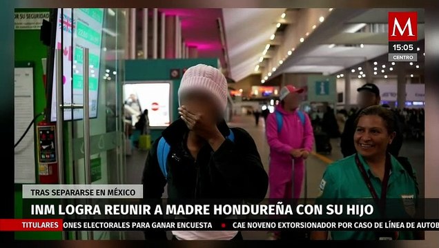 Madre hondureña se logra reunir con su hijo gracias al INM
