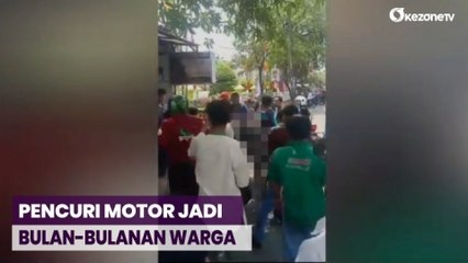 Pencuri Motor jadi Bulan-bulanan Warga, Tertangkap di Rawa Badak Selatan