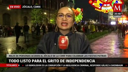 Fuertes lluvias en CdMx provocan que se moviera el itinerario de actividades en el Zócalo