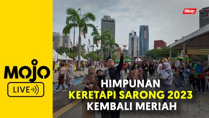 Suasana terkini Himpunan Keretapi Sarong kembali meriahkan Hari Malaysia