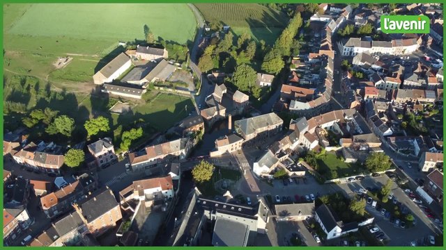 Le Brabant wallon vu du ciel : Rebecq et le moulin d’Arenberg