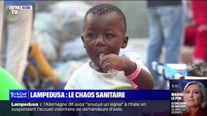 Lampedusa: le chaos sanitaire dans un centre d'accueil débordé