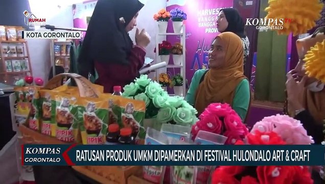 Ratusan Produk UMKM Dipamerkan di Festival Hulonthalo Art & Craft