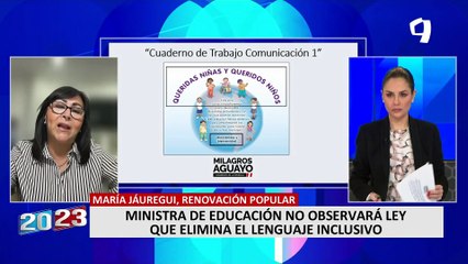 María Jáuregui: "Los niños deben estudiar con la misma lengua con la que se relacionan con su familia"