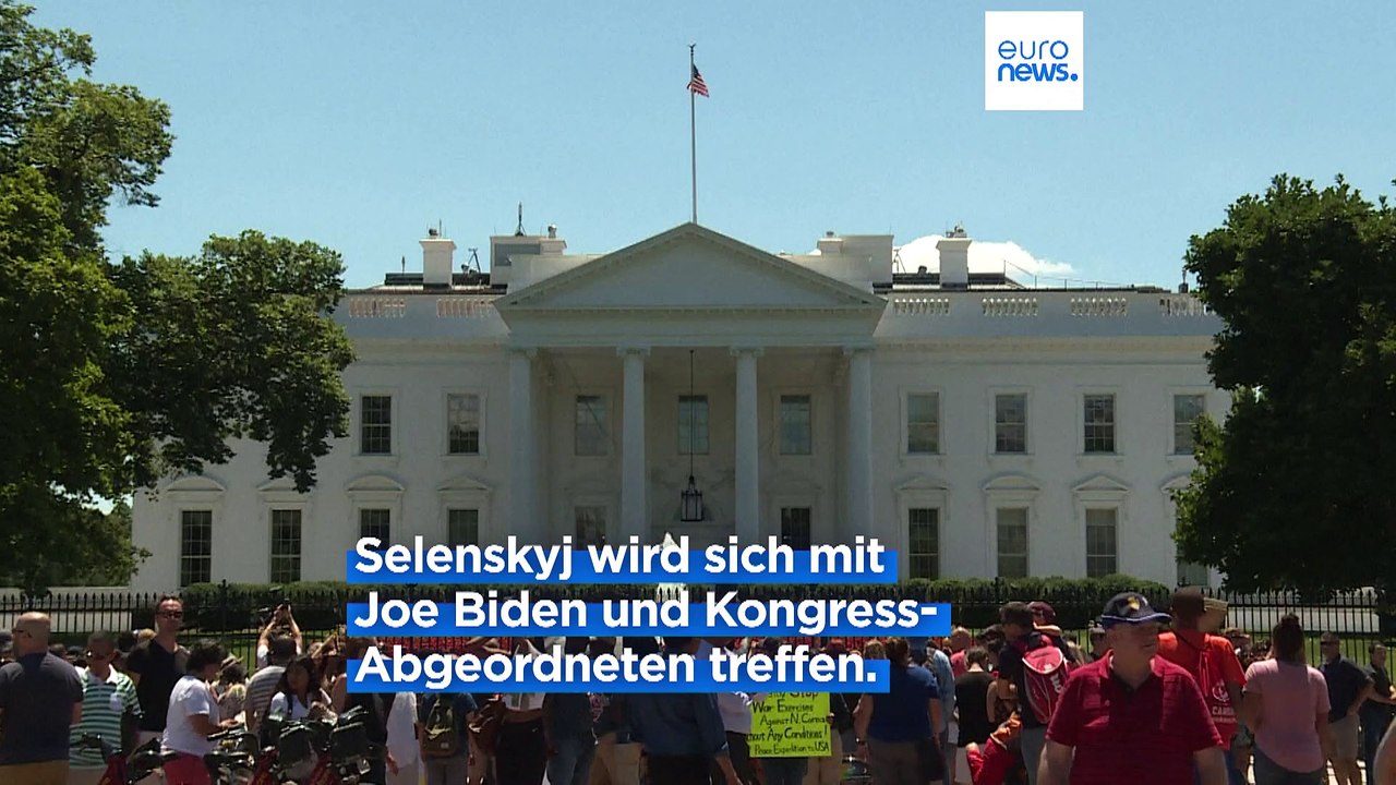 Selenskyj hofft auf weitere US-Hilfe und plant Besuch in Washington