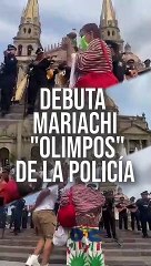 Presentan al público al Mariachi de la Policía de Guadalajara, todos sus integrantes son músicos profesionales, además de pertenecer a la corporación  #TuNotiReel