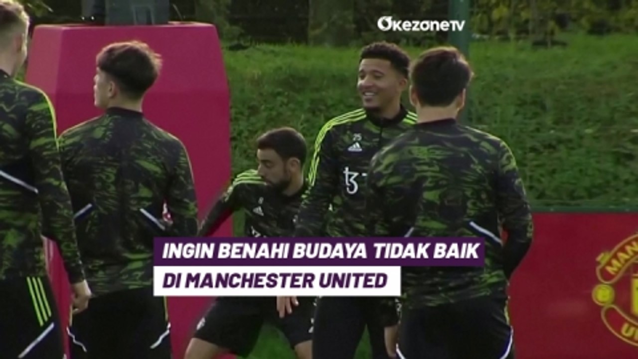 Jadon Sancho Jalani Latihan Terpisah, Erik ten Hag :  Klub Meminta Saya Benahi Budaya Tak Baik di Manchester United
