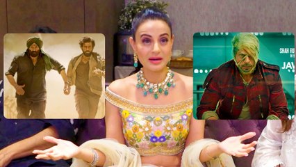 Gadar 2 की कामयाबी का जश्न मना रही Ameesha Patel ने SRK की Jawan पर किया रियक्ट