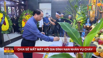 Lãnh đạo TP chia sẻ mất mát với gia đình nạn nhân vụ cháy