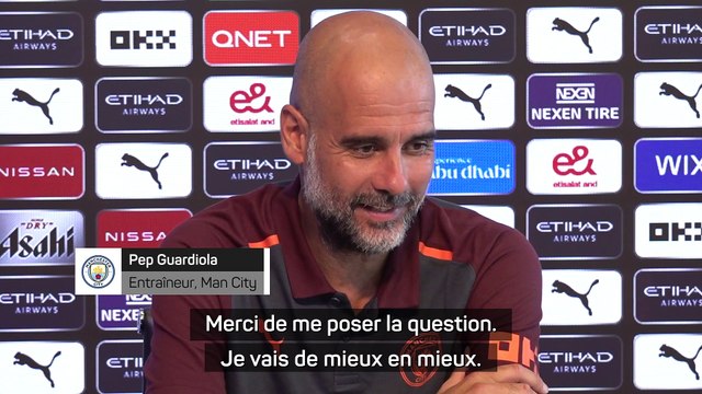 De retour en conférence de presse, Guardiola donne de ses nouvelles