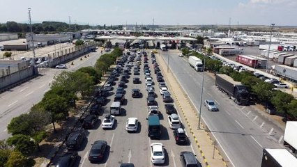 Trakya'daki Sınır Kapılarından Yapılan Yolcu Giriş ve Çıkışları Rekor Kırdı