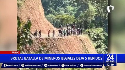 Tải video: Puno: enfrentamiento entre mineros ilegales dejó a cinco heridos