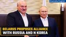 Belarusian Prez Lukashenko proposes three-way cooperation with Putin and Kim Jong Un | Oneindia News