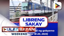 LRT-2 at MRT-3, may libreng sakay para sa mga empleyado ng gobyerno sa Sep. 18-20